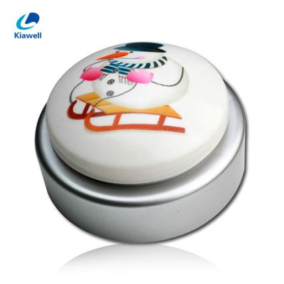 China Promotional /advertise/display promotion christmas gift custom speaking push button for sale