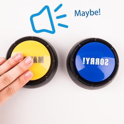 China Display /advertise/promotion wholesale yes no sorry buttons maybe buttons custom sound recordable music easy button for crafts for sale