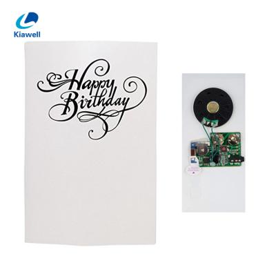 China Custom Europe China Manufacturer Pearl Paper Music Still Singing Greeting Card For Prank for sale