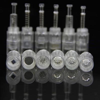 China Anti Hair Removal All Kinds Of Dermapen Needle Cartridge Screw And Bayonet Coupling Type Needle Tips For Dermapen for sale