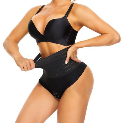 China Customized Viable Seamless Body Shaper Tummy Control Panties Body Shaper Tummy Shaper Panties High Waist Thong Shapewear Panties for sale