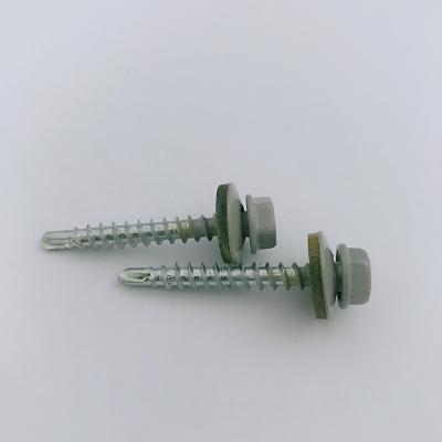 China Hex Head HEX Painted Self Drilling Screws China Factory for sale