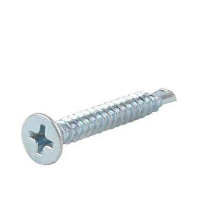 China CSK Flat Head Phillips Drive Self Drilling Metal To Metal Screw Galvanized for sale