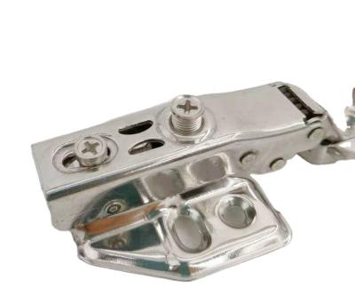 China Modern DFL 612 Fixed Hydraulic Hardware Hinges Sideboard Furniture Folding Hinge Stainless Steel Soft Closing Furniture Hinge for sale