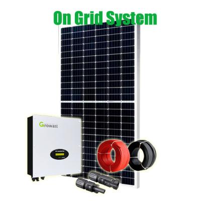 China 5KW Household On Grid Solar Power System For Residential Use for sale