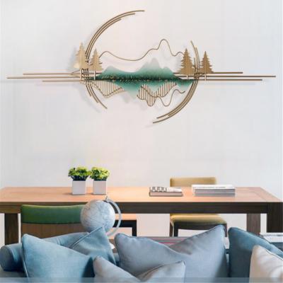 China Eco-friendly Green Light Metal Home Decorations Forest Fashion Creative Light Luxury for sale