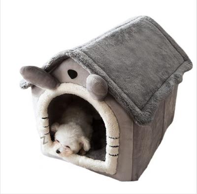 China Low cost viable professional made new style soft collapsible large warm indoor outdoor doghouse for sale