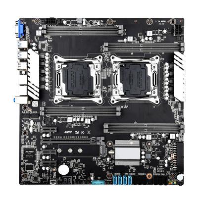 China Factory Price DOUBLE X99 Motherboard 2 x LGA2011v3 Sockets Processor Price Desktop Motherboard X99 Dual for sale