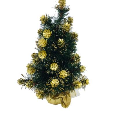 China PVC Christmas Tree Pine Needles Pine Cone Christmas Tree Door Wreath for sale