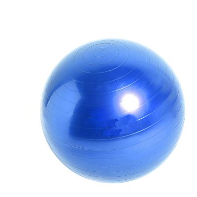 China Wholesale 65cm Thick Single PVC Gym Ball Large Balance Round Yoga Ball Without Pump for sale