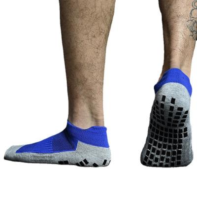 China Hot Sale Customized Ankle Soccer Socks Breathable Non Slip Grips Socks For Football for sale