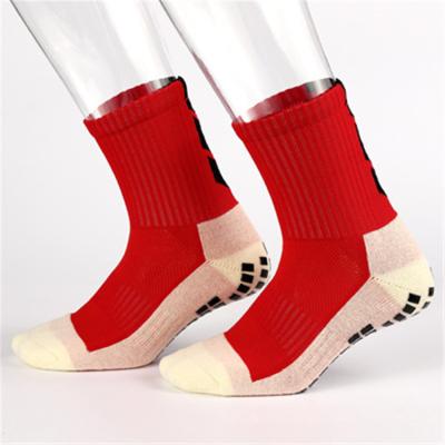 China Cheap breathable hot sale for knitting anti slip football socks grips men socks for football for sale