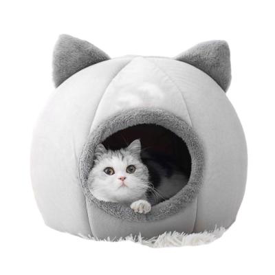 China Breathable Pet cave products for pets sleep cozy house cats tent accessories niche chat Soft Pet bed for sale