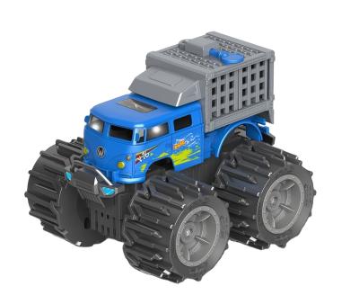 China 2021 BRAND NEW BATTERY-OPERTED FACTORY PRICE TOY VEHICLE BATTERY OPERATED DEFORMED WHEELS WITH LIGHT AND MUSIC CAGE WITH LOCK for sale