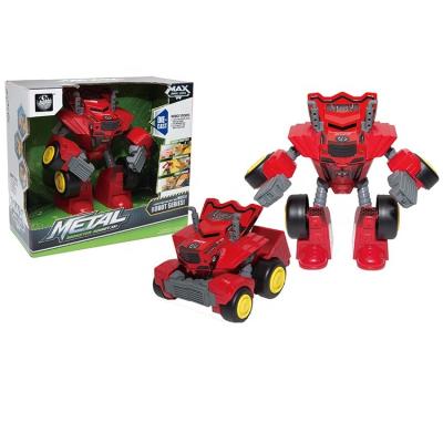 China deformation newcomer alloy robot series model sensing deformation robot walking toy with light for sale