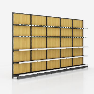 China Single Sided Customized Supermarket Deli Shelves Supermarket Equipment Shelf Rack for sale