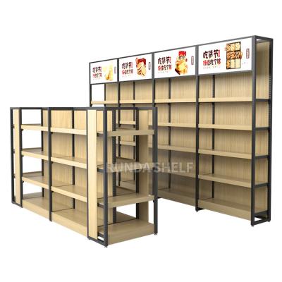 China Fashion Display Rack Gondola Shelving Double Sided Multilayer Retail For Store, Convenience Store, Supermarket for sale