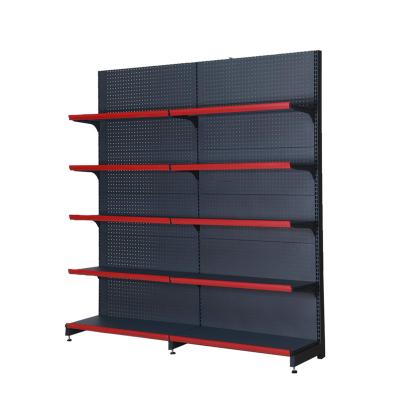 China Single-Sided/Double-Sided Supermarket Shelf Store Rack Grocery Shelves Supermarket Equipment Display/Shelf Wall Shelving Racks Cheap Price for sale