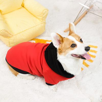 China Viable Winter Warm Puppy Outfits Blankets Custom Pet Clothes Thick Cotton Pet Clothes Dog Hoodies Sweater for sale