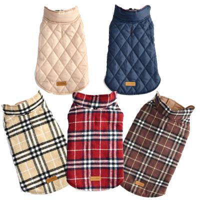 China Sustainable Dog Clothes 4 Legs Cotton Puppy Outfits Cold Coat Sweater Dog Jacket Winter Dog Clothes for sale