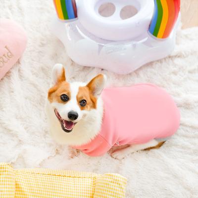 China Viable Size Cute Pet Plus Size Apparel Puppy Clothes Vest Cotton Puppy Team Logo Sweater Hoodie Custom Made for sale