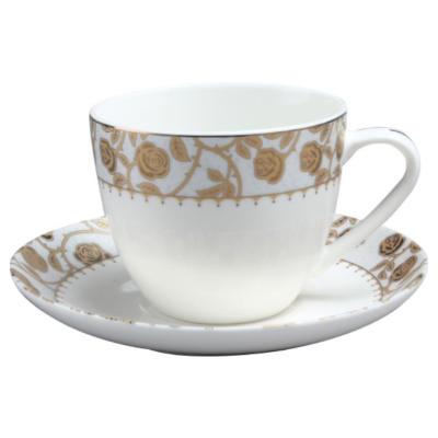 China Stocked Modern Coffee Cups Espresso Coffee Cup and Saucer Gift Set for sale