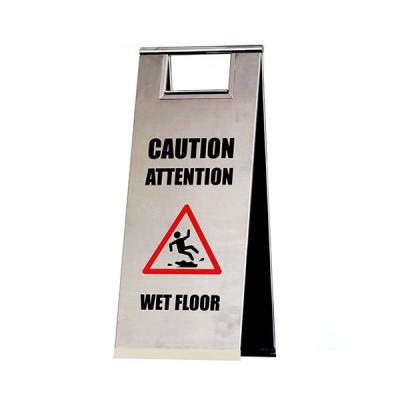 China Durable Stainless Steel Safety Warning Sign for sale