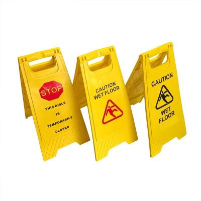 China Economy Durable Wet Floor Stand Cleaning Sign 