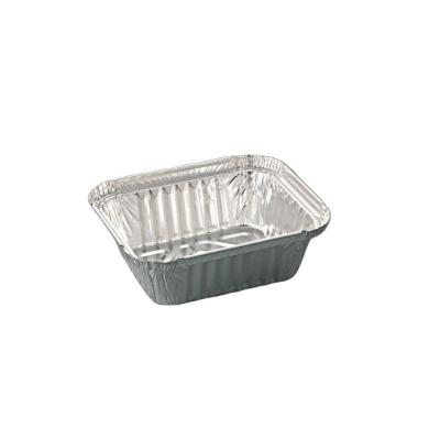 China Food packaging 3003 1235 275ml 230ml 400ml 600ml aluminum foil food box container disposable aluminum foil takeaway box for Foo5 for sale