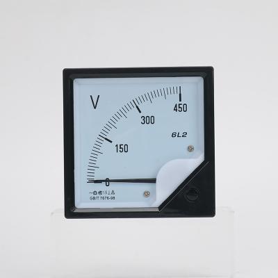 China 100V 200V 300V Class 0.5 Voltage Gauge Meter Square Shape Indicator Only Equip Panel Voltmeter Analog Panel Meter GZZZB for sale