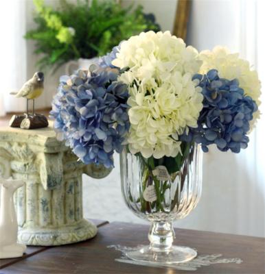 China Life Like Artificial Porcelain Flowers Hydrangea Flower For Home Accessories for sale