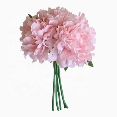 China Home decoration; Wedding decoration; Holiday decoration. 2018 hot sale silk peony flower bouquet for wedding decoration for sale