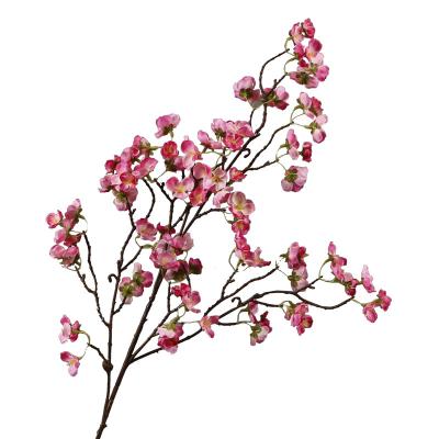 China Pink Cherry Blossoms Flower Tree Branches For Cherry Plaza 100cm Artificial Flowers for sale