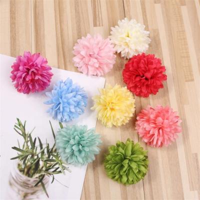 China Realistic Artificial Chrysanthemum Flower Ball For Wedding Wall Backdrop Decoration for sale