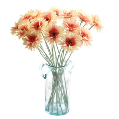 China Artificial Flower Daisy Flowers Artificial Flower Arrangement Decor Chrysanthemum Fabric Flower for sale