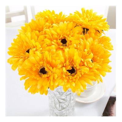 China Artificial Flower Arrangement Decor QSLH-CE009 Gerbera Jamesonii Home Decor Flower Chrysanthemum for sale