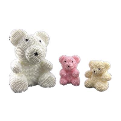 China 2020 High Quality Life Like Bear Rose Flower Teddy Bear Pearl For Girl Gifts for sale