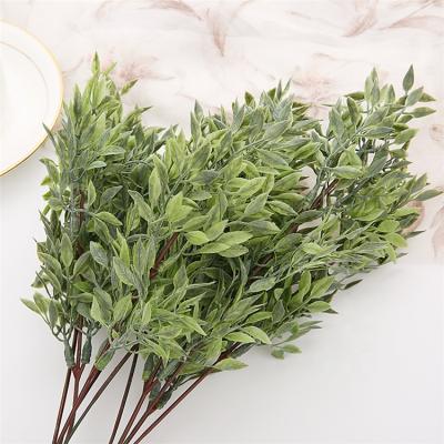 China Wall Decoration QSLH-PE025 Wedding Green Setting Wholesale Artificial Plants For Wall Decoration for sale