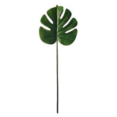 China Wedding/Artificial Tropical Leaf DIY Home/Hotel Decoration S0069 Simulated Monstera To Grow Leaves Artificial Palm Leaf For Wedding Decoration for sale