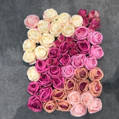 China Plaza Hot Sale Artificial Rose Flower Wall For Wedding Decor for sale