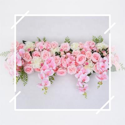 China FRE008 Artificial Realistic Wedding Arch Backdrop Decoration Floral Runner for sale