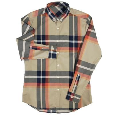 China Breathable Plus Size Check Plaid Shirts Men Cotton Casual Plaid Shirts For Men Long Sleeve for sale