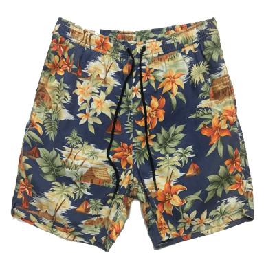 China Custom Digital Plus Size QUICK DRY Printed Beach Hawaii Shorts Shorts Mens Swimwear for sale