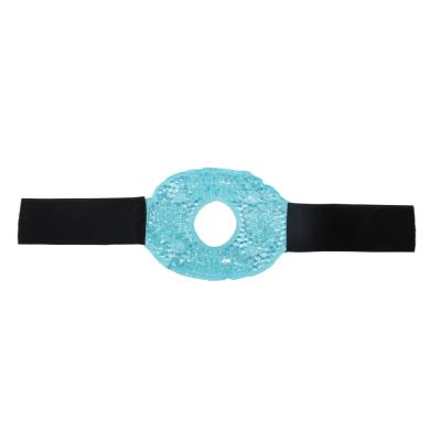 China Pain Relief Plush Cloth Support PVC Gel Beads Pack Cold-Hot Wrap For Knee With Adjustable Elastic Band for sale