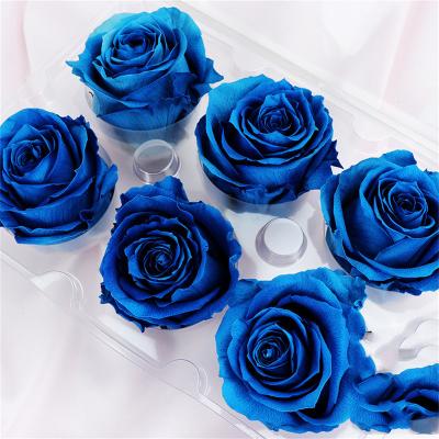 China Real Preserved Forever Eternal Romantic Preserved Roses Flower Roses Box 2022 Valentines Day Decorative Immortal Infinity Gift for sale