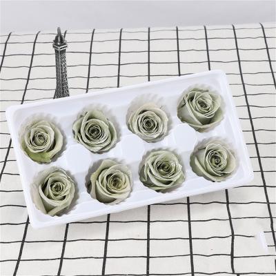 China Real Rose Flower Material Gift Box Preserved Romantic Rose Flower Immortal Dry Rose Artificial Preserved Flower Roses Main Eternal Life for sale