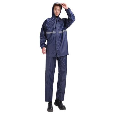 China Rain Hooded Rain Hooded Raincoat Pants Singlet Raincoat Fashion Slit Raincoat Adult Raincoat Suit for sale