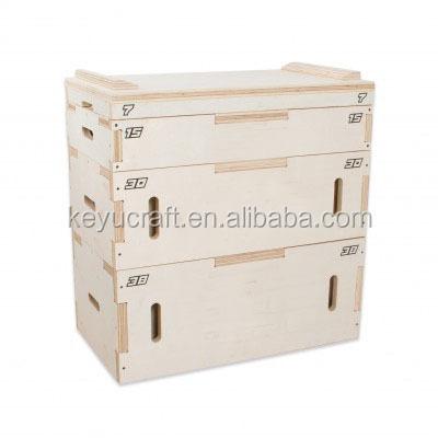 China Plywood Flip Wooden Boxes Pitch Block Set for sale