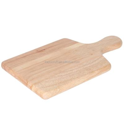 China Viable unfinished wooden cutting board with handle for sale