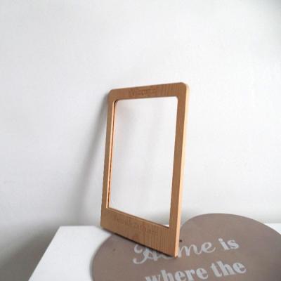 China Supply Simple Design Wood Wooden Picture Frame Custom Size for sale